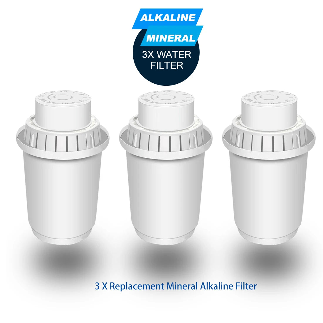 Althy 3,5L Alkaline Waterkan met 7-Traps Filter – BPA-vrij, pH 7.5–9.5, 400L levensduur