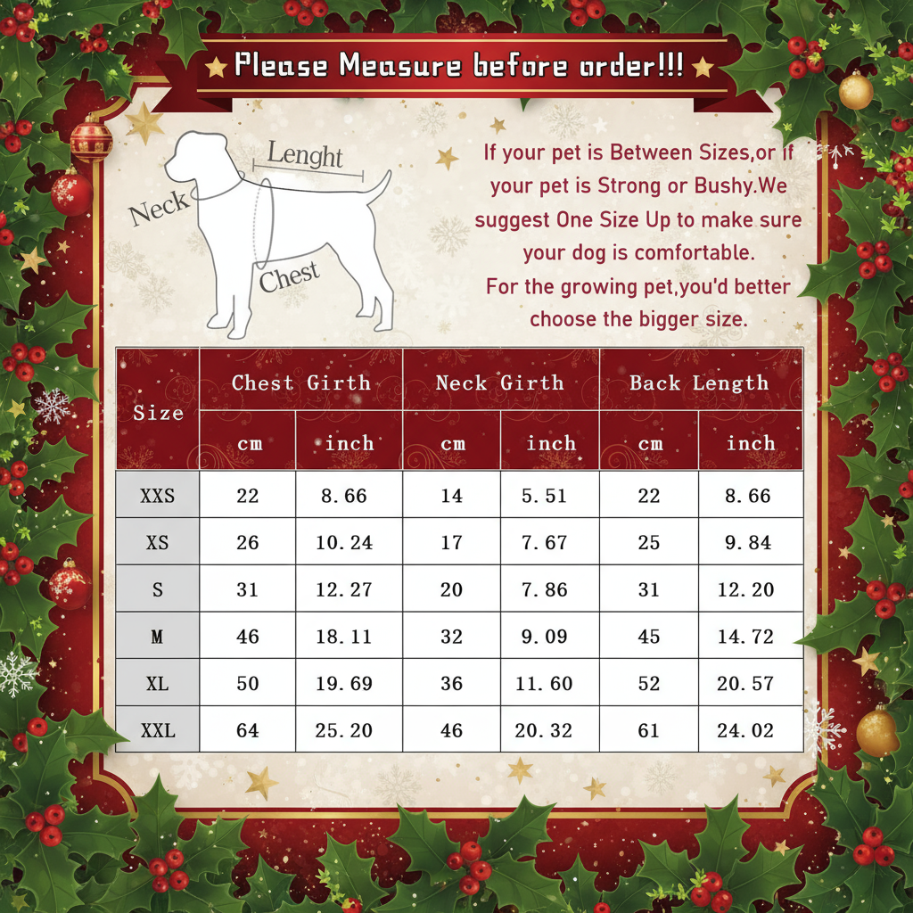 "Foute" Kerst Trui voor uw trouwe viervoeter