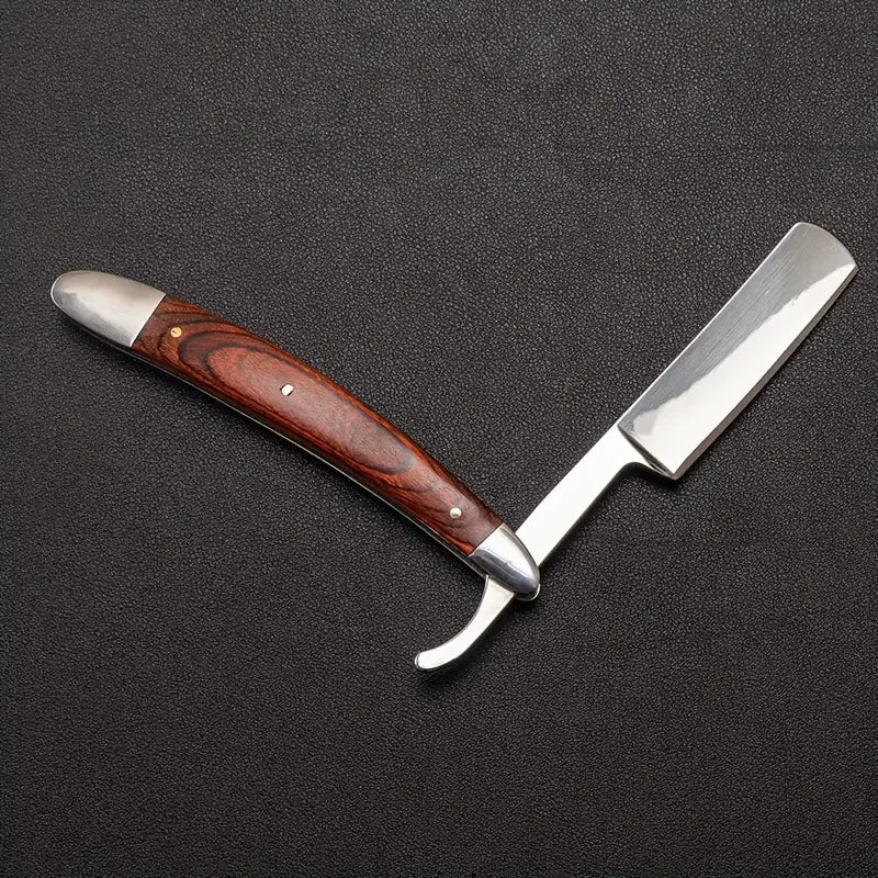 High-End Heren Scheerset met Barbiersmes.