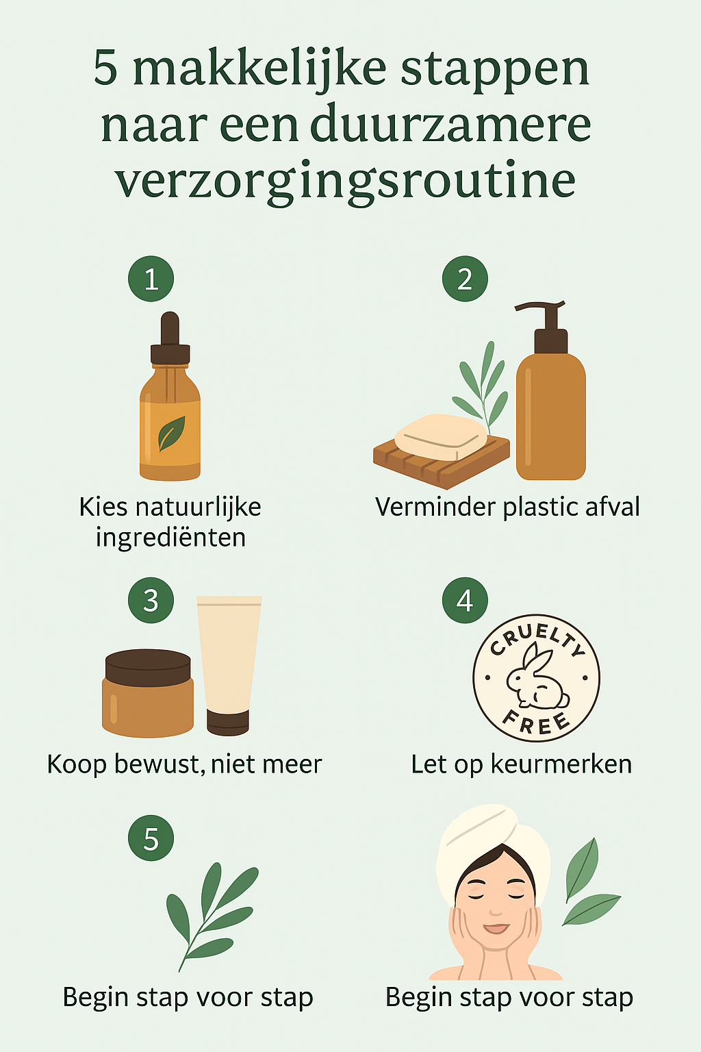 5 makkelijke stappen naar een duurzamere verzorgingsroutine by Richard's Specials