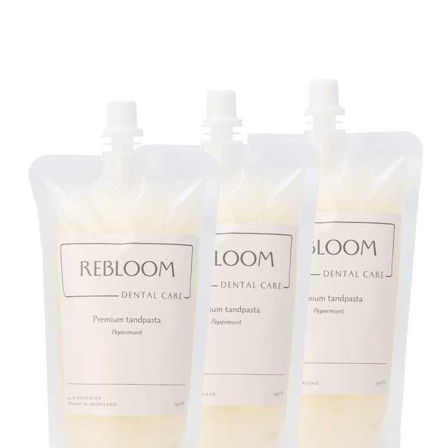 XL pakket - navullingen premium tandpasta pepermunt