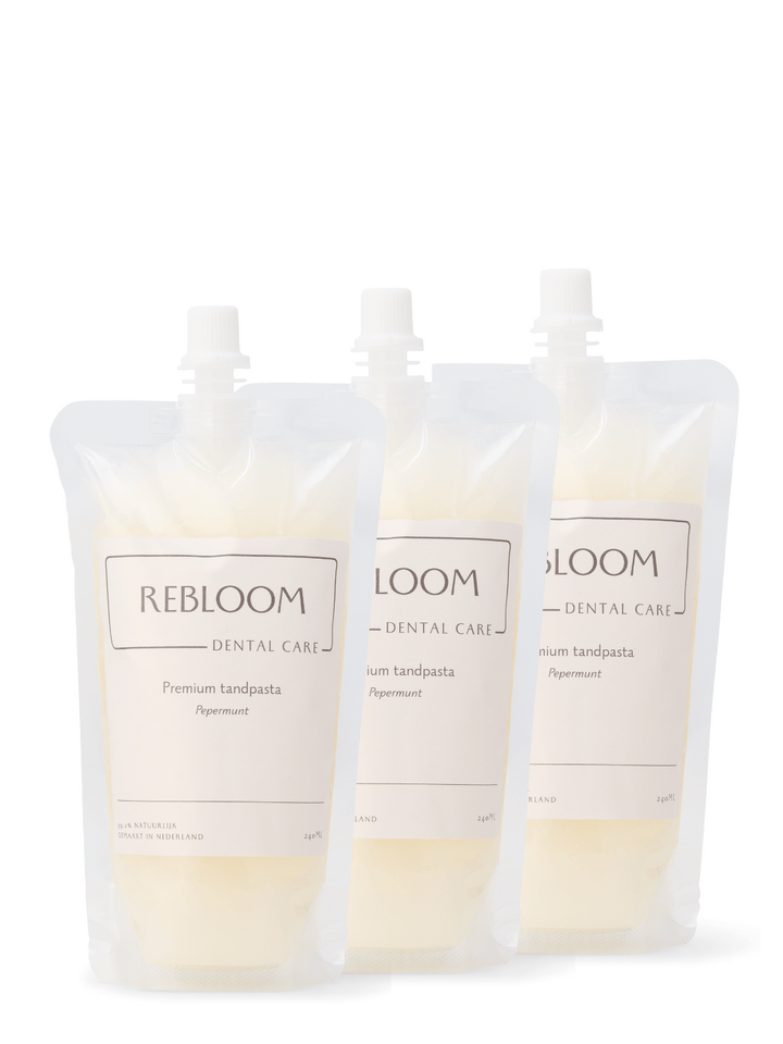 XL pakket - navullingen premium tandpasta pepermunt