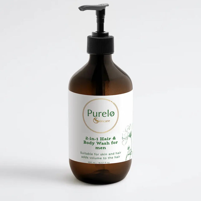 2-in-1 Hair & Body Wash for men | Purelo Skincare