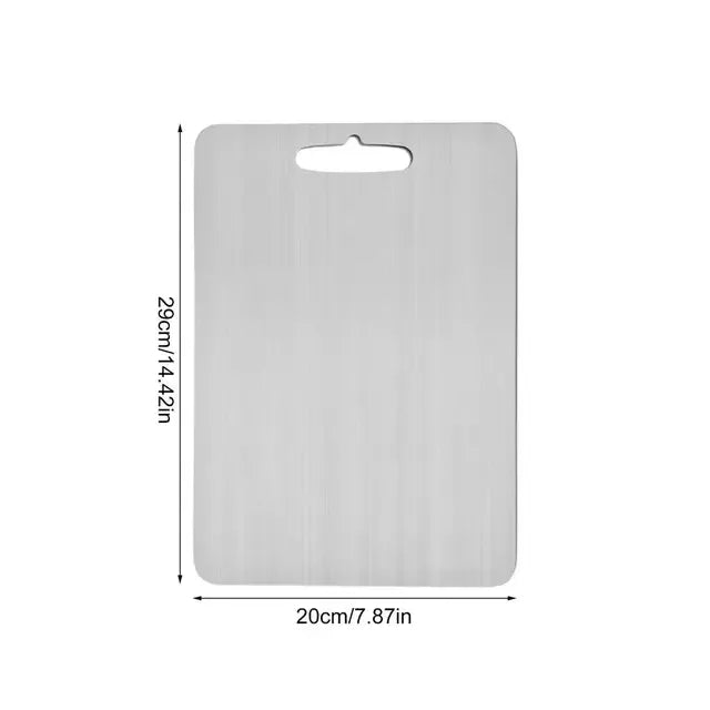 Titanium snijplanken dubbelzijdig 304 RVS staal - Richards-Specials-Store.com