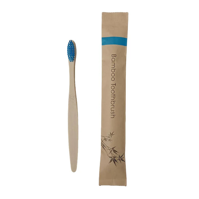 Set van 10 multicolor bamboe tandenborstels met zachte haren. - Richards-Specials-Store.com