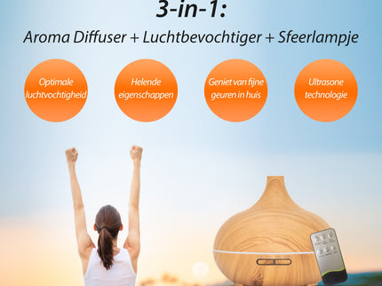 Essential Pro - Light Wood - Aroma Diffuser