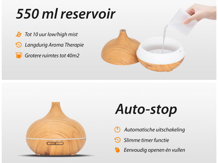 Essential Pro - Light Wood - Aroma Diffuser