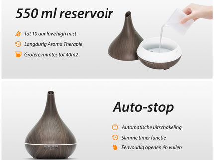 Lotus Pro - Dark Wood - Aroma Diffuser