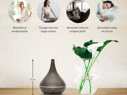 Purelo | Aroma Diffuser | Lotus Pro - Dark Wood