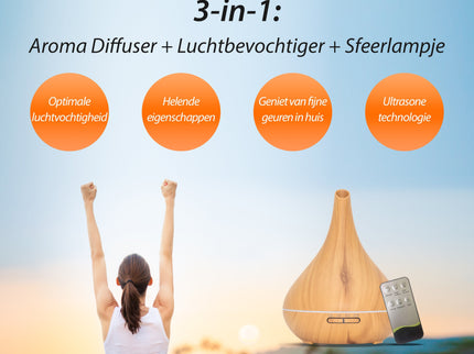 Lotus Pro - Light Wood - Aroma Diffuser