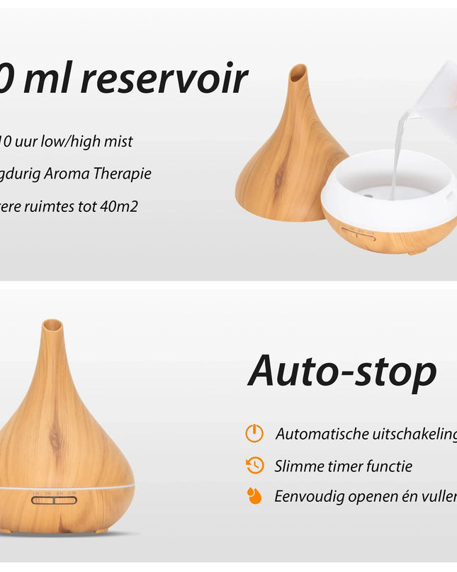 Lotus Pro - Light Wood - Aroma Diffuser - Richards-Specials-Store.com