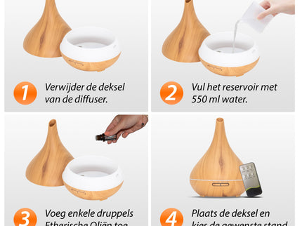 Lotus Pro - Light Wood - Aroma Diffuser