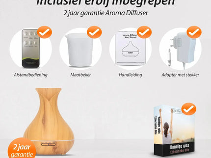 Purelo | Aroma Diffuser | Vitality Pro - Light Wood