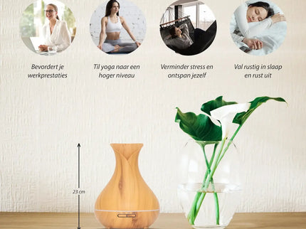 Purelo | Aroma Diffuser | Vitality Pro - Light Wood