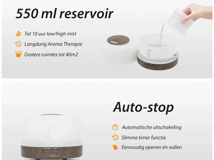 Purelo | Aroma Diffuser | Happiness Pro - Dark Wood