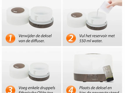 Purelo | Aroma Diffuser | Happiness Pro - Dark Wood