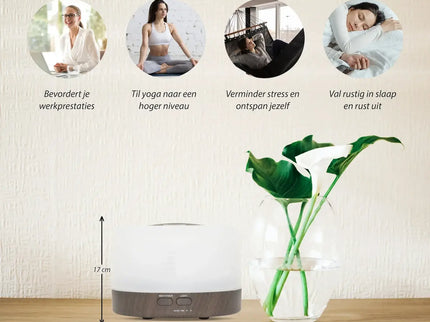 Purelo | Aroma Diffuser | Happiness Pro - Dark Wood
