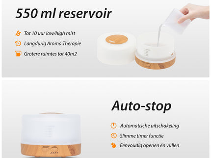 Happiness Pro - Light Wood - Aroma Diffuser