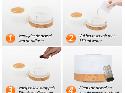 Happiness Pro - Light Wood - Aroma Diffuser