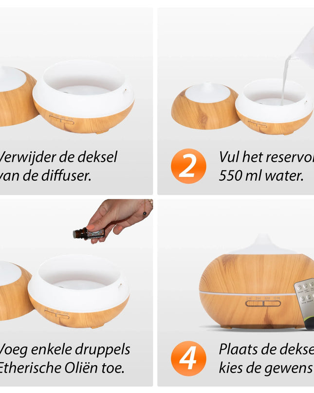 Sun Shine Pro - Light Wood - Aroma Diffuser - Richards-Specials-Store.com