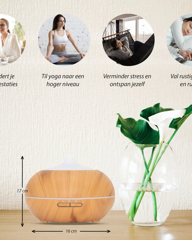 Sun Shine Pro - Light Wood - Aroma Diffuser - Richards-Specials-Store.com