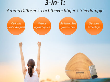 Zen Pro - Light Wood - Aroma Diffuser