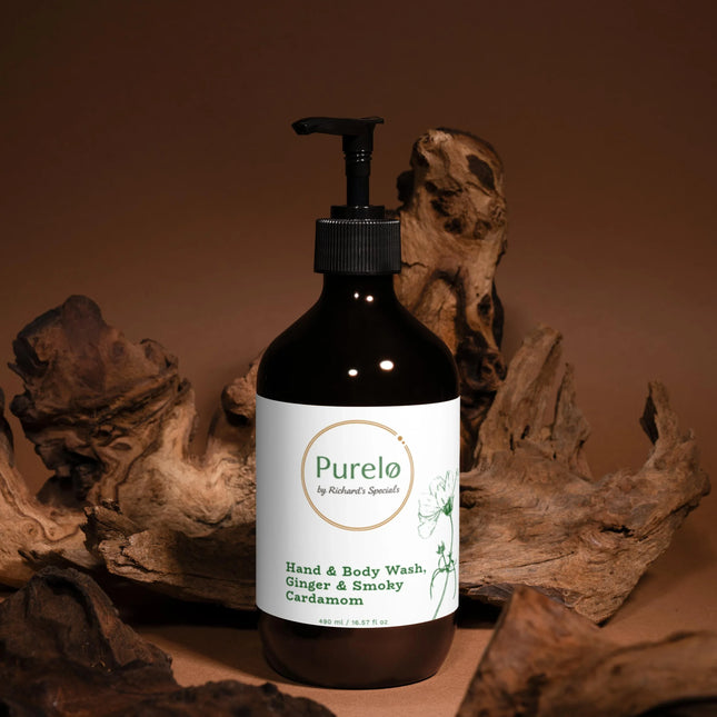 Purelo - Hand & Body Wash, Ginger & Smoky Cardamom | Richard's Specials - Richards-Specials-Store.com