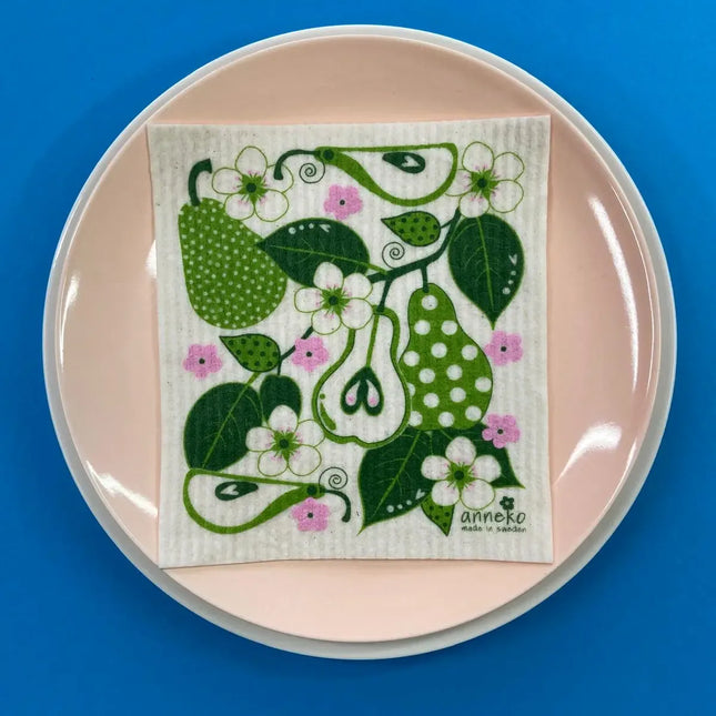 Zweedse Dishcloth – Bloemen & Fruit (TekoTryck) - Richards-Specials-Store.com