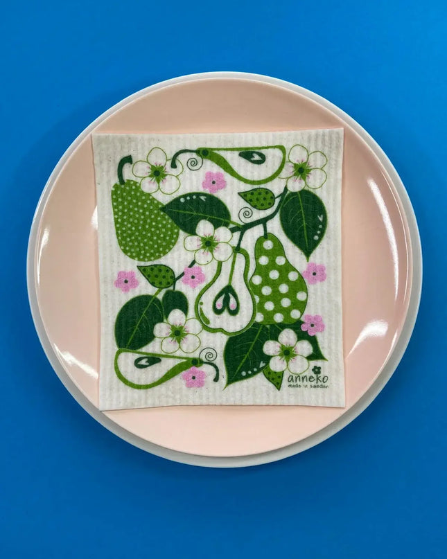 Zweedse Dishcloth – Bloemen & Fruit (TekoTryck) - Richards-Specials-Store.com