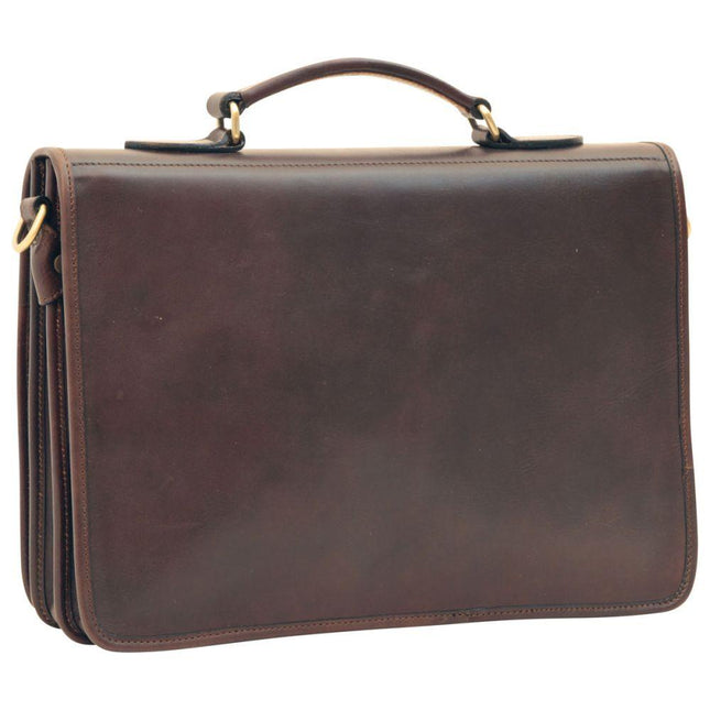Aktetas_met_klep_van_rundleer_over_de_hele_lengte_-_Donkerbruin_achterkant - Richards-Specials-Store.com
