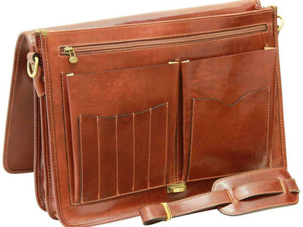 Aktetasmetklepvanrundleervoorkantopen - Richards-Specials-Store.com