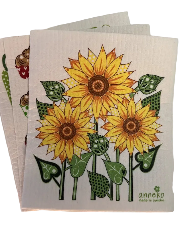 Purelo Swedish Dishcloth Bundle 3-Pack | Anneko Bloemen & Fruit