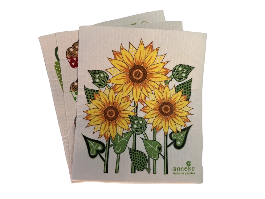 Purelo Swedish Dishcloth Bundle 3-Pack | Anneko Bloemen & Fruit