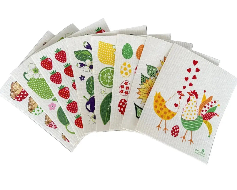 8-pak Zweedse vaatdoeken (Swedish Dishcloths) Anneko