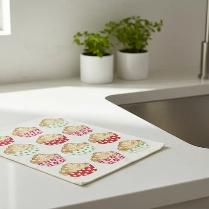 Zweedse Dishcloth – Bloemen & Fruit (TekoTryck) - Richards-Specials-Store.com