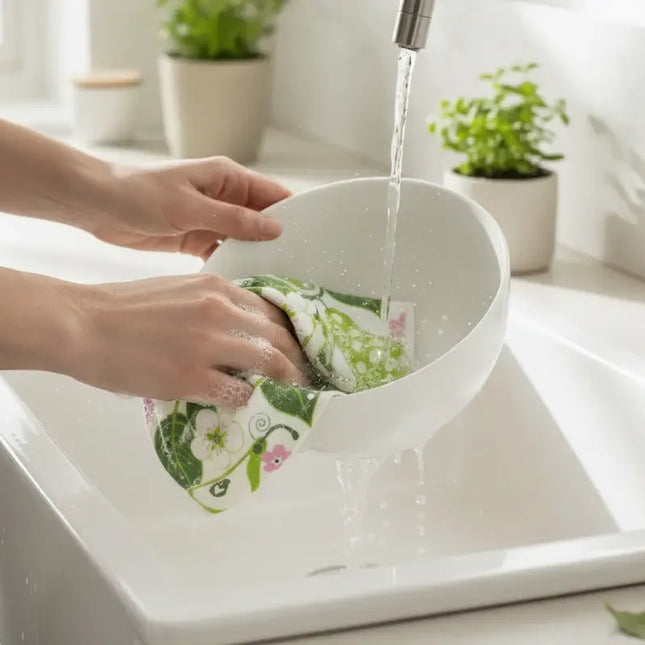 Zweedse Dishcloth – Bloemen & Fruit (TekoTryck) - Richards-Specials-Store.com