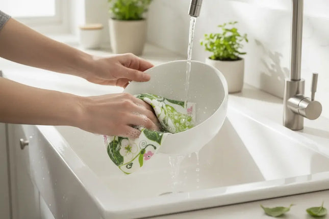 Zweedse Dishcloth – Bloemen & Fruit (TekoTryck) - Richards-Specials-Store.com