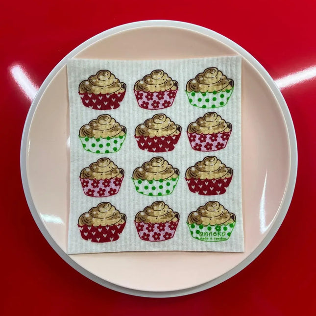 Zweedse Dishcloth – Bloemen & Fruit (TekoTryck) - Richards-Specials-Store.com