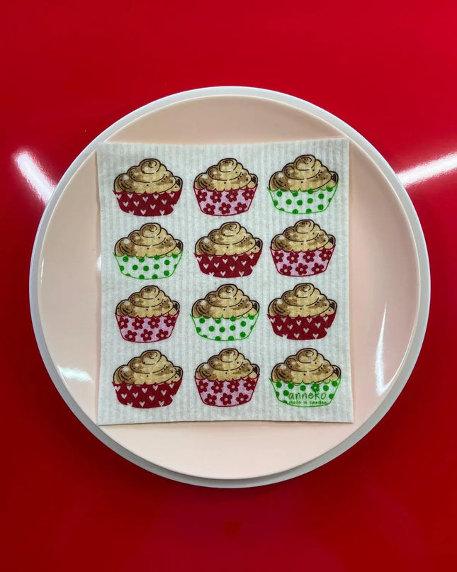 Zweedse Dishcloth – Bloemen & Fruit (TekoTryck) - Richards-Specials-Store.com