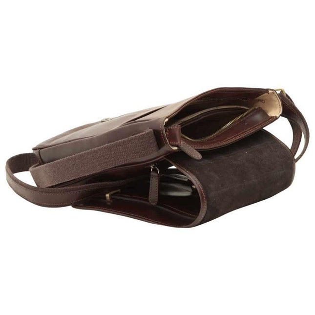 Bernardomediumlerenipadtasmetmagneetsluitingdonkerbruinbinnenkant - Richards-Specials-Store.com