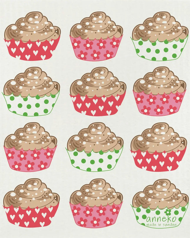 Zweedse Dishcloth – Bloemen & Fruit (TekoTryck) - Richards-Specials-Store.com