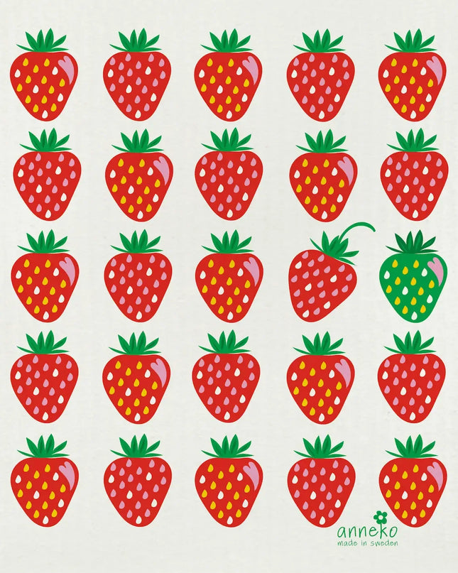 Zweedse Dishcloth – Bloemen & Fruit (TekoTryck) - Richards-Specials-Store.com