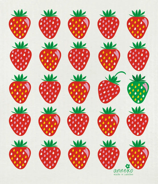 Zweedse Dishcloth – Bloemen & Fruit (TekoTryck) - Richards-Specials-Store.com