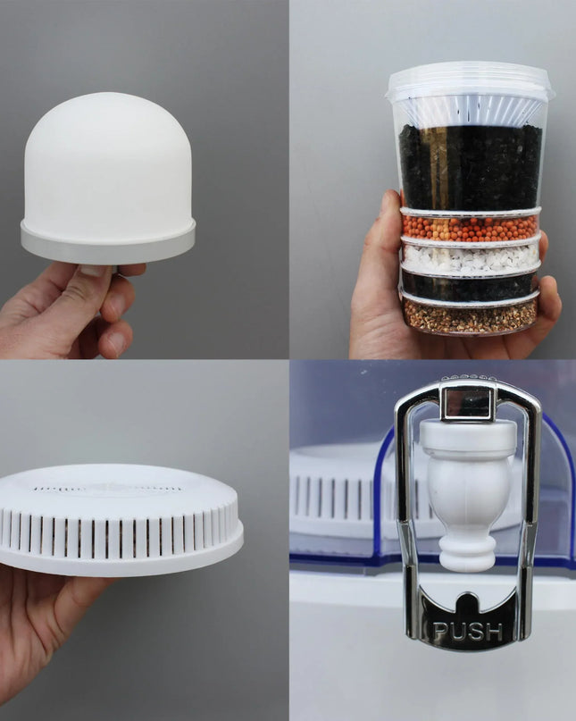 Eco-De Toren waterzuiveraar, 8 filtratiesystemen. - Richards-Specials-Store.com