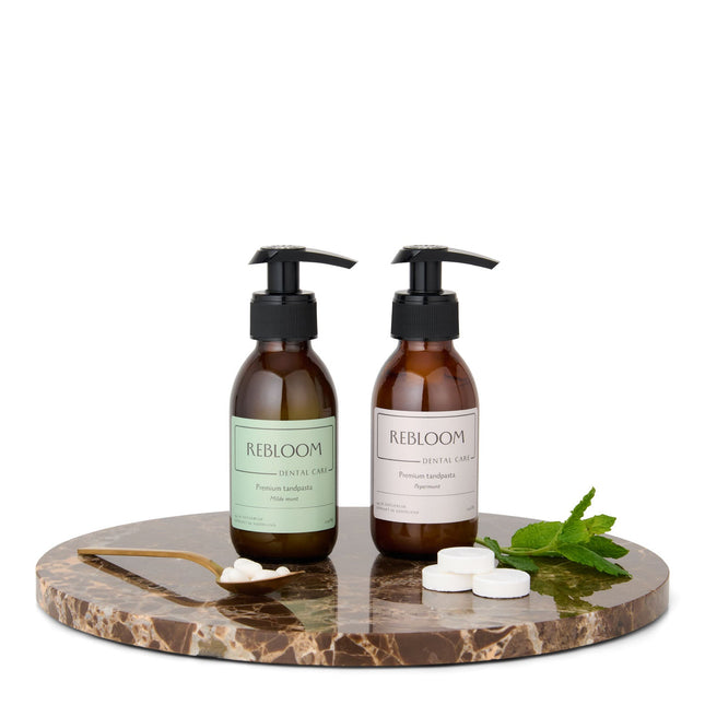 Familie pakket premium tandpasta - pepermunt & milde munt