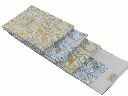 Halflinnen Theedoek William Morris Golden Lilly Blue