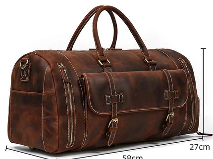 Alejandro - Lederen Reis/Sporttas | Richard's Specials