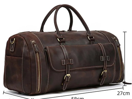 Alejandro - Lederen Reis/Sporttas | Richard's Specials