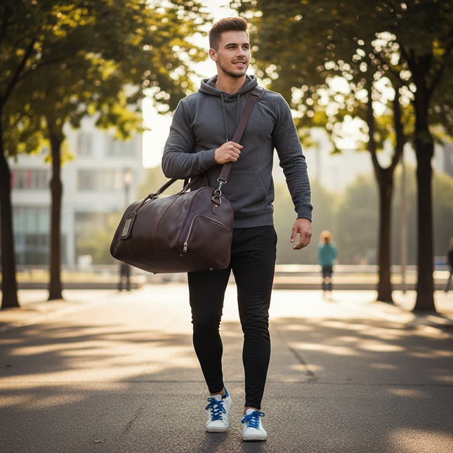 Rafael - Lederen Weekend/sporttas | Richard's Specials