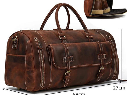 Alejandro - Lederen Reis/Sporttas | Richard's Specials